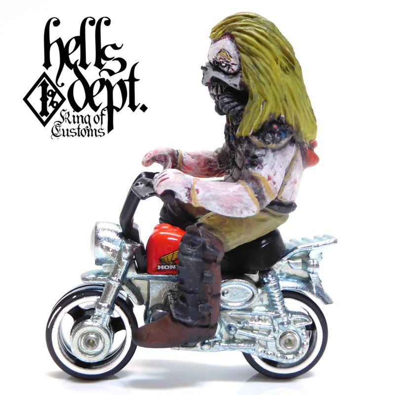 画像: HELLS DEPT 2017 【IMMORTAN JOE FIGURE with HONDA MONKEY (ハンドペイント)】 レジン製 （送料サービス適用外）