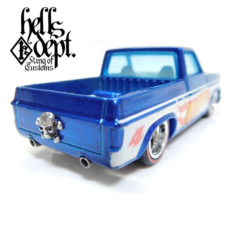 画像: HELLS DEPT 2017 【'83 CHEVY SILVERADO MONOEYE CHASSIS with SKULL (カスタム完成品)】　RACE TEAM BLUE/RR （送料サービス適用外）