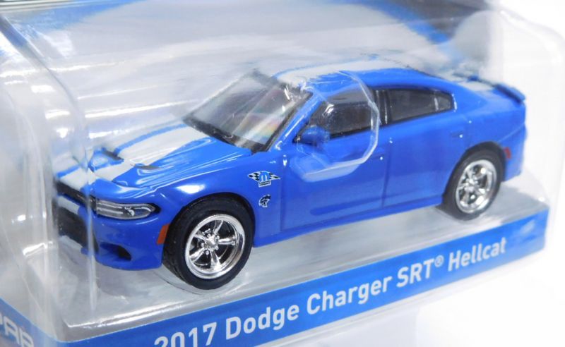 画像: 2017 GREENLIGHT ANNIVERSARY COLLECTION S5 【"MOPAR 80 YEARS" 2017 DODGE CHARGER SRT HELLCAT】 BLUE/RR 