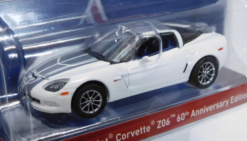 画像: 2017 GREENLIGHT ANNIVERSARY COLLECTION S5 【2013 CHEVROLET CORVETTE Z06 60th ANNIVERSARY EDITION】 WHITE/RR 