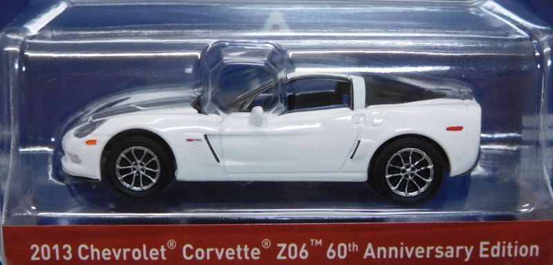 画像: 2017 GREENLIGHT ANNIVERSARY COLLECTION S5 【2013 CHEVROLET CORVETTE Z06 60th ANNIVERSARY EDITION】 WHITE/RR 