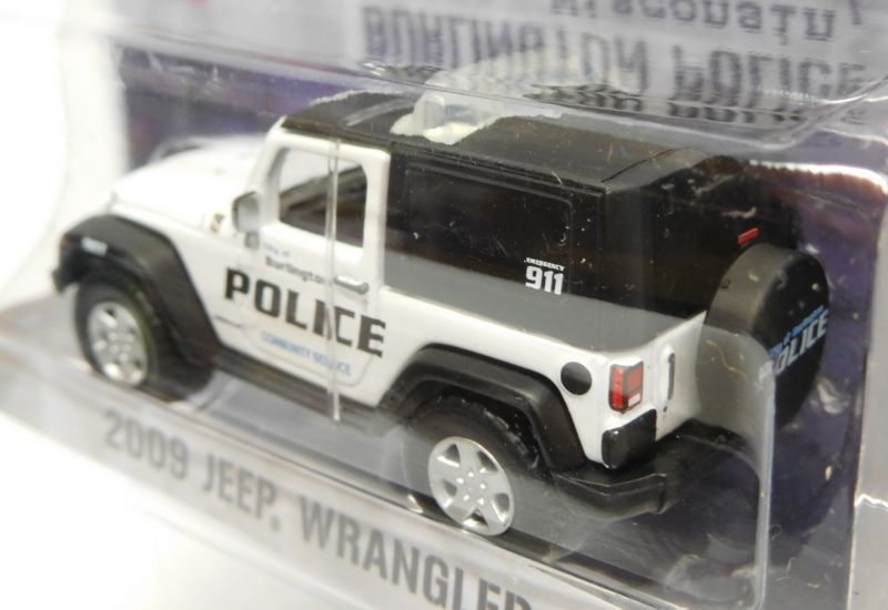 画像: 2017 GREENLIGHT HOT PURSUIT S23 【2009 JEEP WRANGLER】 WHITE-BLACK/RR (BURLINGTON POLICE)