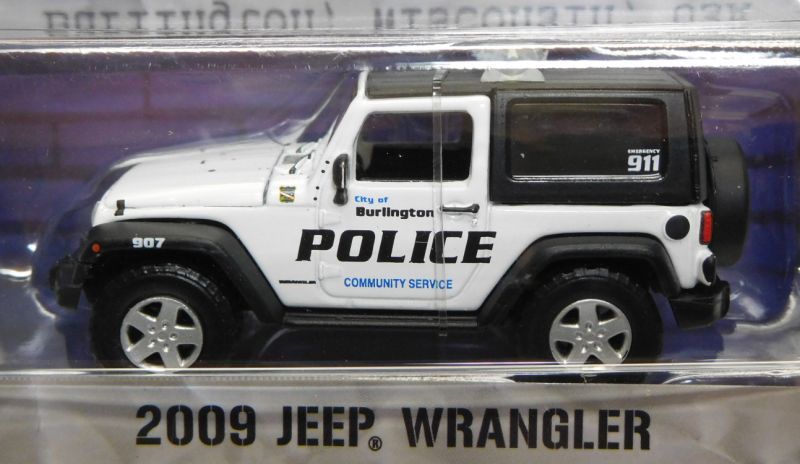 画像: 2017 GREENLIGHT HOT PURSUIT S23 【2009 JEEP WRANGLER】 WHITE-BLACK/RR (BURLINGTON POLICE)