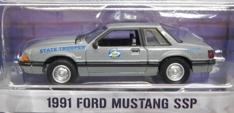 画像: 2017 GREENLIGHT HOT PURSUIT S23 【1991 FORD MUSTANG SSP】 DK.GRAY/RR (KENTUCKY STATE POLICE)