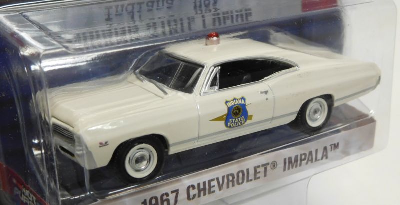 画像: 2017 GREENLIGHT HOT PURSUIT S23 【1967 CHEVROLET IMPALA】 CREAM/RR (INDIANA STATE POLICE)