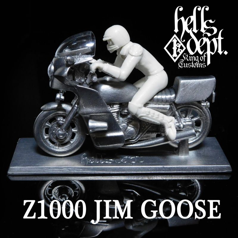 画像: HELLS DEPT 2016 - R.I.P. 【1/32 scale Z1000 JIM GOOSE (CUSTOM KIT)】　WHITE METAL/レジン製 （送料サービス適用外）