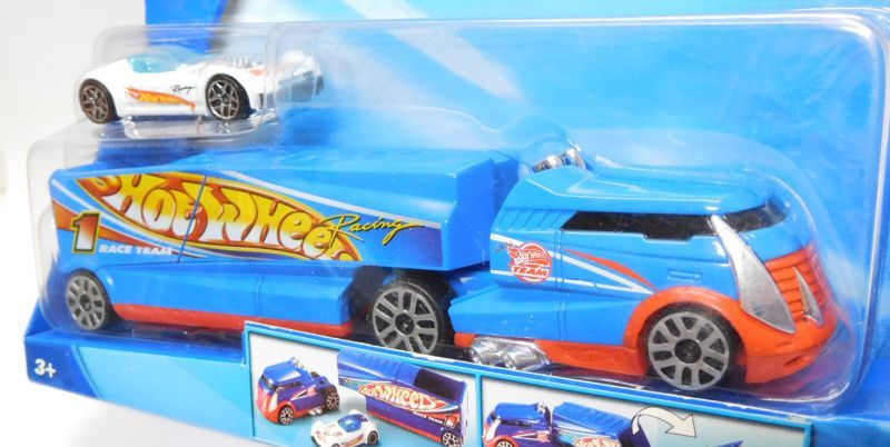 画像: 2004 TRACKIN' TRANSPORTER【BALLISTIK】 RACE TEAM WHITE/5Y (HOT WHEELS RACING TEAM)