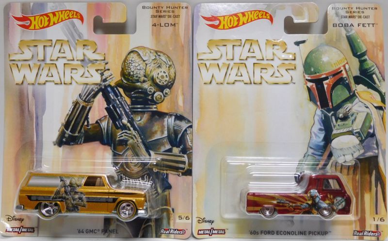 画像: 2017 POP CULTURE - STAR WARS "BOUNTY HUNTER" 【6種セット】 '60s FORD ECONOLINE PICKUP/'64 GMC PANEL/FORD TRANSIT SUPERVAN/CHEVY SILVERADO OFF ROAD/'70 CHEVELLE DELIVERY/DECO DELIVERY