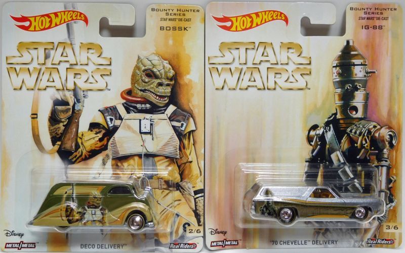 画像: 2017 POP CULTURE - STAR WARS "BOUNTY HUNTER" 【6種セット】 '60s FORD ECONOLINE PICKUP/'64 GMC PANEL/FORD TRANSIT SUPERVAN/CHEVY SILVERADO OFF ROAD/'70 CHEVELLE DELIVERY/DECO DELIVERY