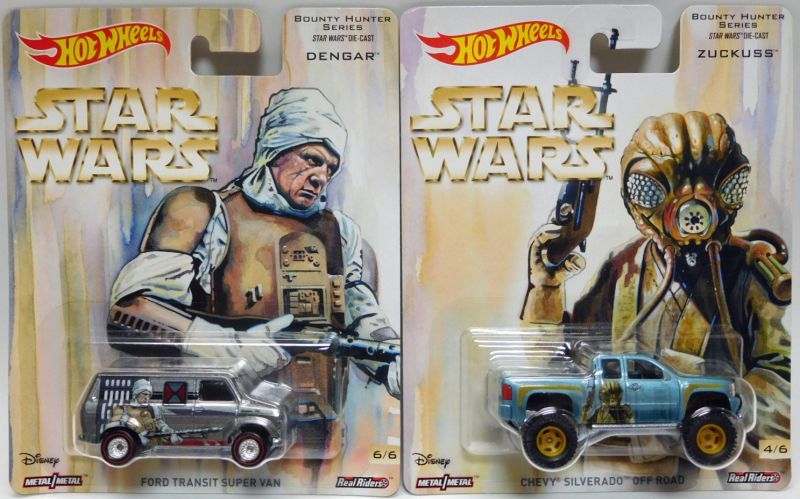 画像: 2017 POP CULTURE - STAR WARS "BOUNTY HUNTER" 【6種セット】 '60s FORD ECONOLINE PICKUP/'64 GMC PANEL/FORD TRANSIT SUPERVAN/CHEVY SILVERADO OFF ROAD/'70 CHEVELLE DELIVERY/DECO DELIVERY