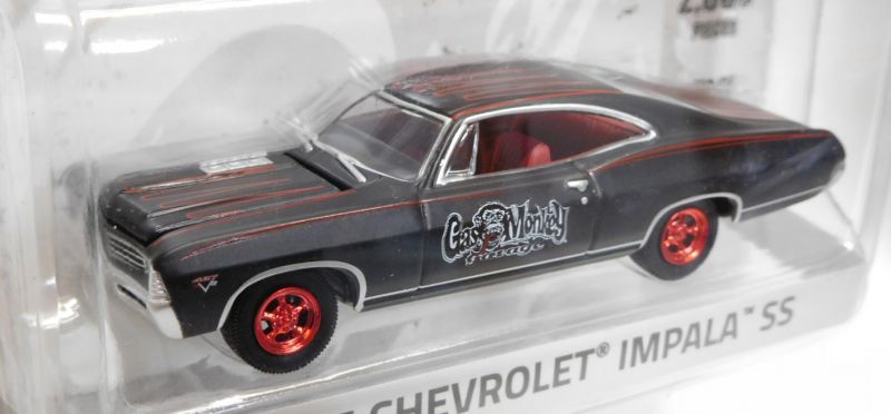 画像: 2017 GREENLIGHT MIJO EXCLUSIVE 【"GAS MONKY GARAGE" 1967 CHEVROLET IMPALA SS / 1968 CHEVROLET C-10】 FLAT BLACK/RR