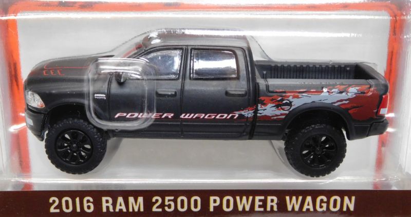 画像: 2017 GREENLIGHT HOBBY EXCLUSIVE 【2016 RAM 2500 POWER WAGON】  FLAT BLACK/RR