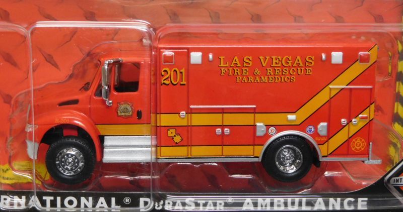 画像: 2017 GREENLIGHT HEAVY DUTY TRUCKS S9 【INTERNATIONAL DURASTAR AMBULANCE】 RED/RR