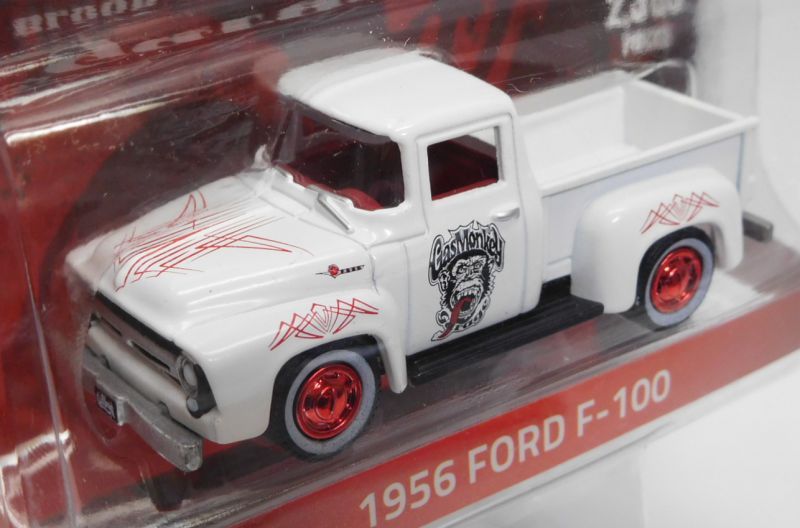 画像: 2017 GREENLIGHT MIJO EXCLUSIVE 【"GAS MONKY GARAGE" 1965 FORD MUSTANG FASTBACK / 1956 FORD F-100】 WHITE/RR