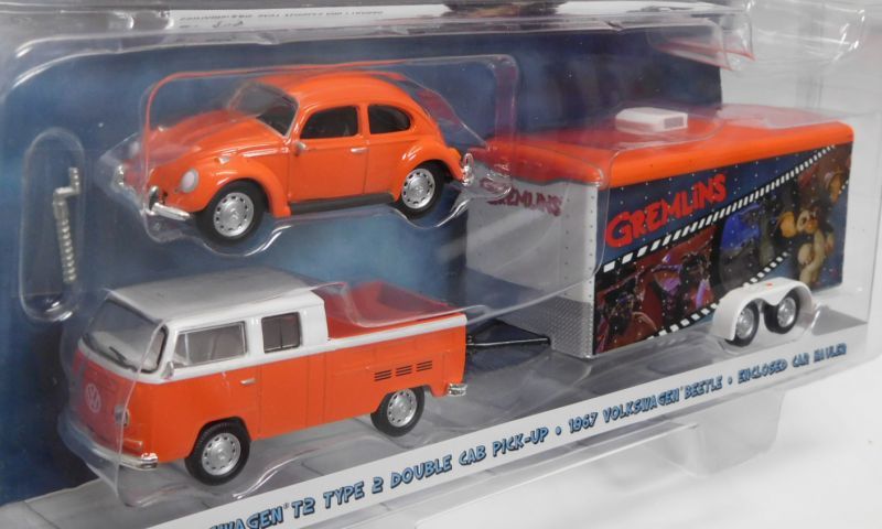 画像: 2017 GREENLIGHT HOLLYWOOD HITCH & TOW S3【GREMLINS】 1972 VW T2 TYPE2 DOUBLE CAB PICK-UP/1967 VW BEETLE/ ENCLOSED CAR HAULER