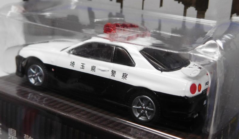 画像: 2017 GREENLIGHT - SPECIAL EDITION -  【"TARMAC WORKS" JAPAN POLICE NISSAN GT-R(R34)】 BLACK-WHITE/RR (埼玉県警察）