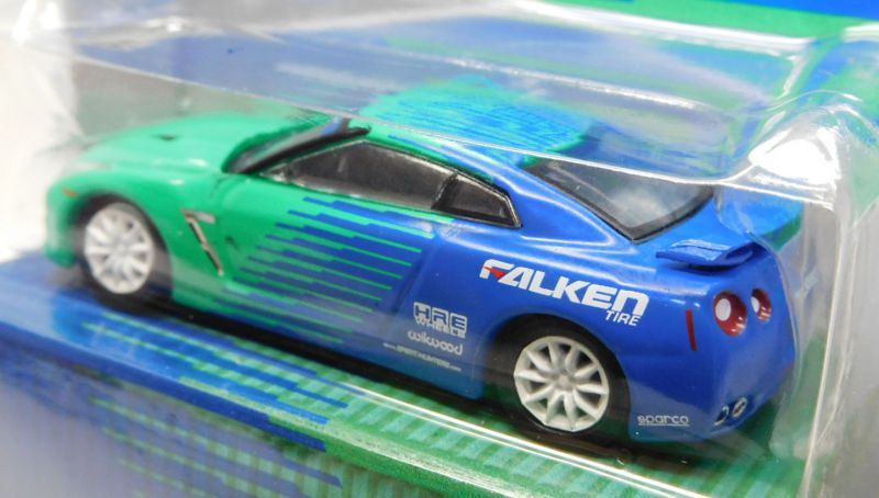 画像: 2017 GREENLIGHT - SPECIAL EDITION -  【"TARMAC WORKS" FALKEN TIRES 2015 NISSAN GT-R(R35)】 BLUE-GREEN/RR