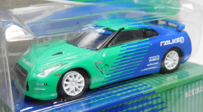 画像: 2017 GREENLIGHT - SPECIAL EDITION -  【"TARMAC WORKS" FALKEN TIRES 2015 NISSAN GT-R(R35)】 BLUE-GREEN/RR