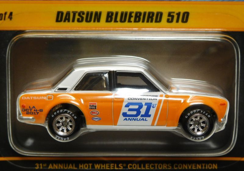 画像: 2017 31th Annual Convention 【DATSUN BLUEBIRD 510 (フード開閉タイプ）】 WHITE-ORANGE/RR