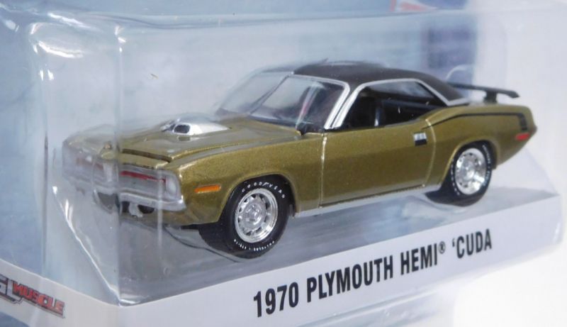 画像: 2017 GREENLIGHT GL MUSCLE S19 【1970 PLYMOUTH HEMI 'CUDA】 DK.GOLD/RR 