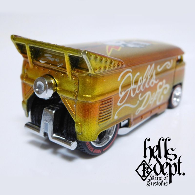 画像: HELLS DEPT 2017 - BOO Pinstriping 【VOLKSWAGEN DRAG BUS (カスタム完成品)】 ORANGE/RR(SKULL)  （送料サービス適用外）