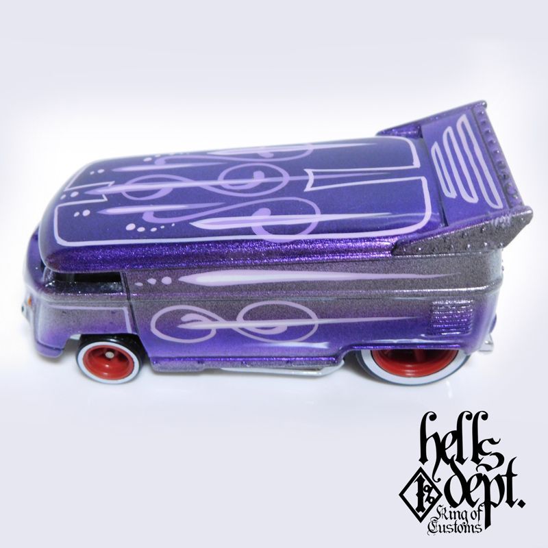 画像: HELLS DEPT 2017 - BOO Pinstriping 【VOLKSWAGEN DRAG BUS (カスタム完成品)】 PURPLE/RR （送料サービス適用外）