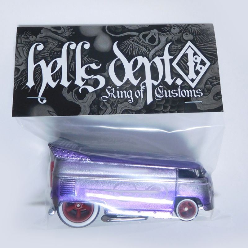 画像: HELLS DEPT 2017 - BOO Pinstriping 【VOLKSWAGEN DRAG BUS (カスタム完成品)】 PURPLE/RR （送料サービス適用外）