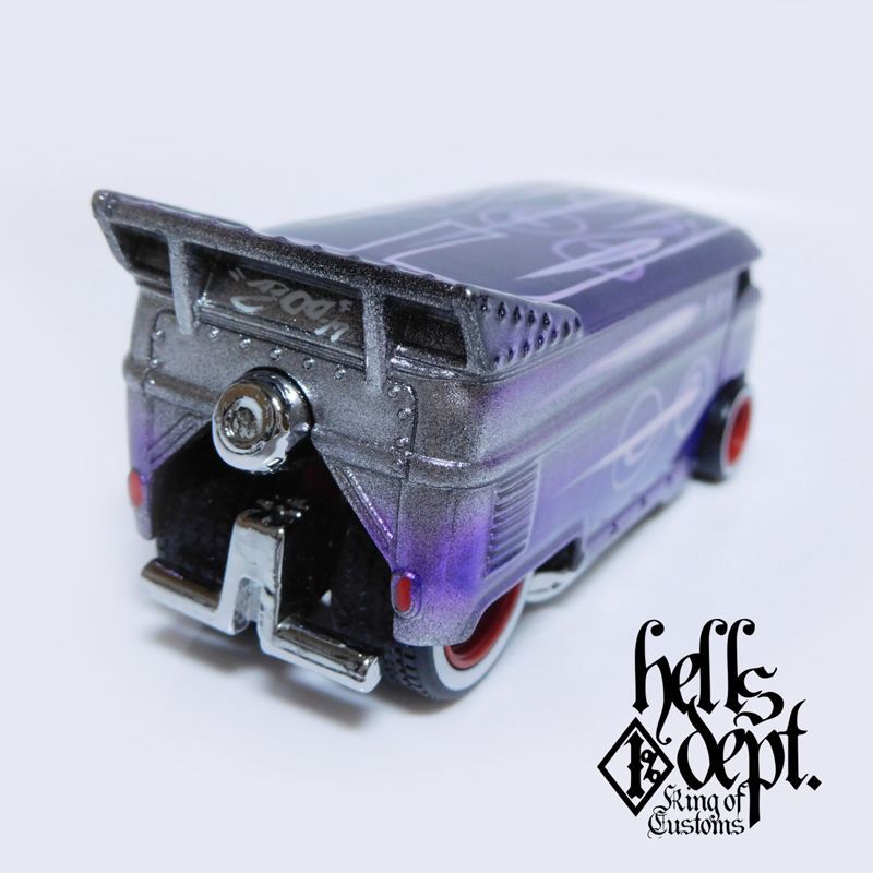 画像: HELLS DEPT 2017 - BOO Pinstriping 【VOLKSWAGEN DRAG BUS (カスタム完成品)】 PURPLE/RR （送料サービス適用外）