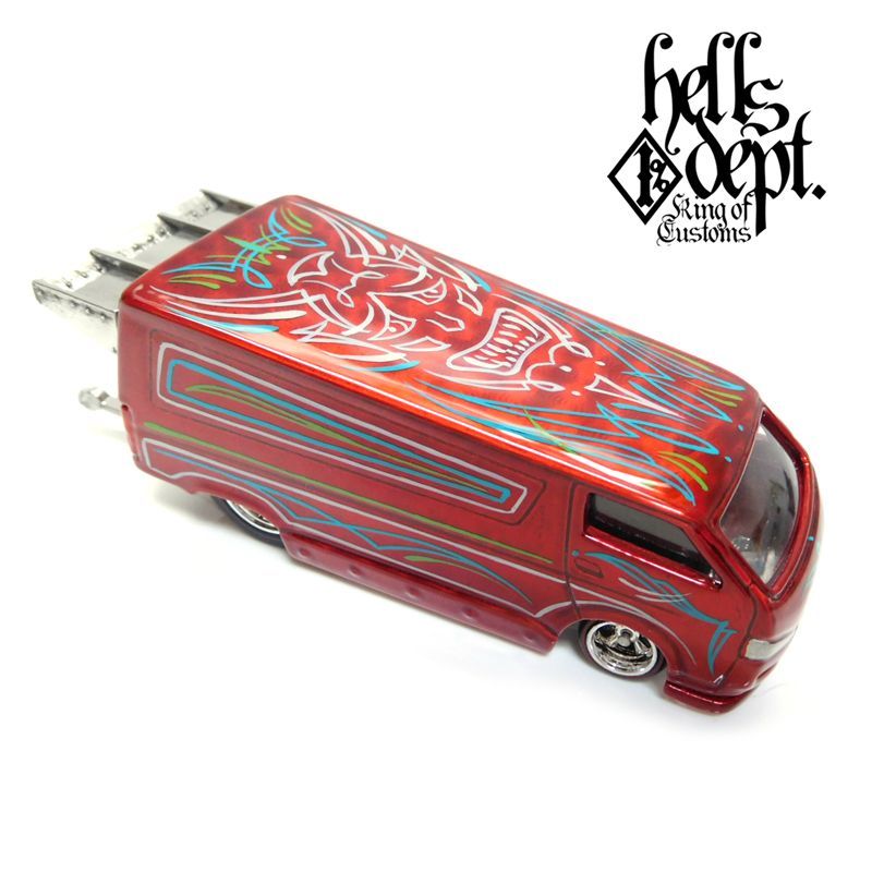 画像: HELLS DEPT 2017 - SHO Pinstriping 【FAST ACE "FULL VERSION" (カスタム完成品)】 RED/RR  （送料サービス適用外）