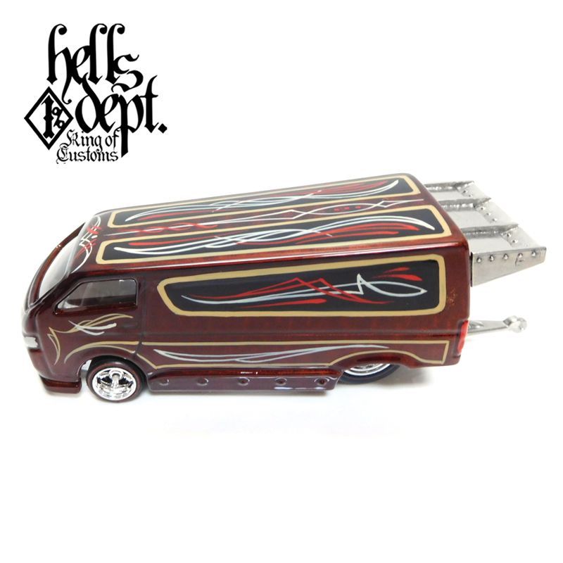 画像: HELLS DEPT 2017 - SHO Pinstriping 【FAST ACE "FULL VERSION" (カスタム完成品)】 BROWN/RR  （送料サービス適用外）