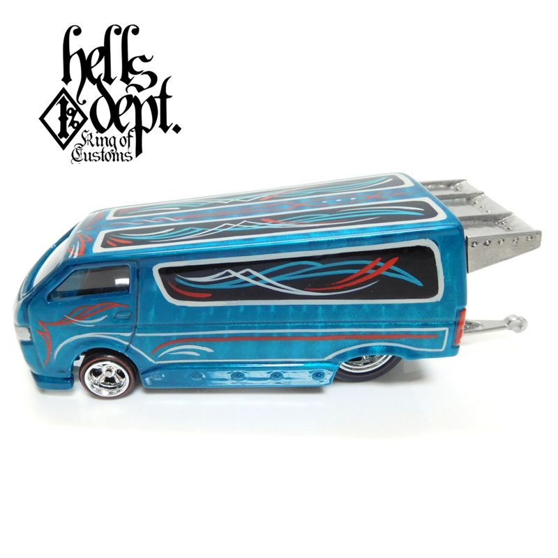 画像: HELLS DEPT 2017 - SHO Pinstriping 【FAST ACE "FULL VERSION" (カスタム完成品)】 BLUE/RR  （送料サービス適用外）