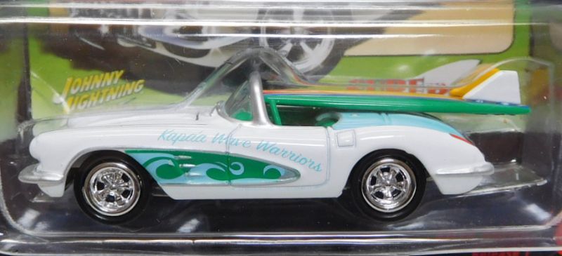 画像: 2017 JOHNNY LIGHTNING - STREET FREAKS S1 【1958 CORVETTE】 WHITE (SURF RODS)