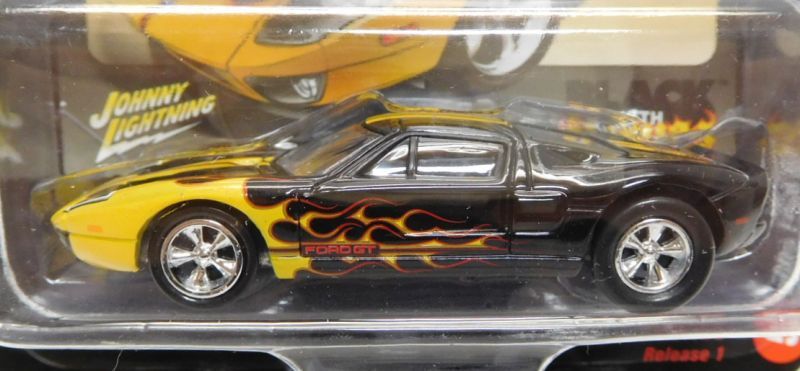 画像: 2017 JOHNNY LIGHTNING - STREET FREAKS S1 【2005 FORD GT】 BLACK (BLACK WITH FLAMES)