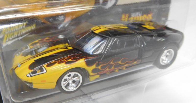 画像: 2017 JOHNNY LIGHTNING - STREET FREAKS S1 【2005 FORD GT】 BLACK (BLACK WITH FLAMES)