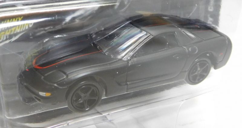 画像: 2017 JOHNNY LIGHTNING - STREET FREAKS S3 【2000 CHEVY CORVETTE C5】 FLAT BLACK (BLACKED OUT)