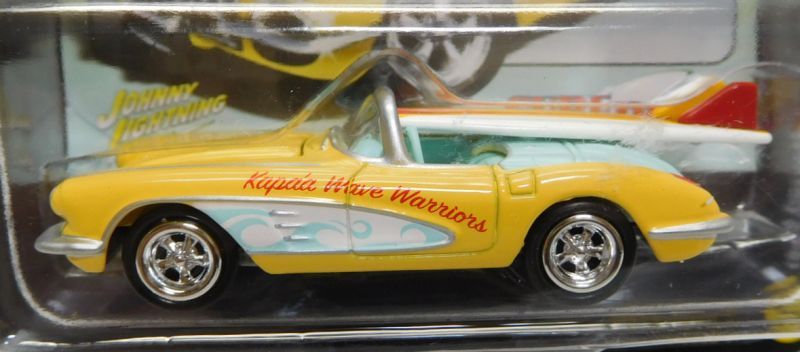 画像: 2017 JOHNNY LIGHTNING - STREET FREAKS S1 【1958 CORVETTE】 LT.YELLOW (SURF RODS)