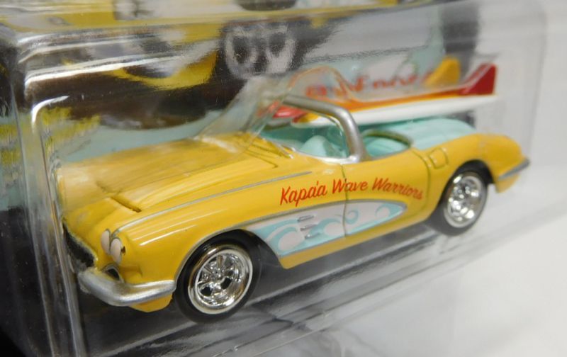 画像: 2017 JOHNNY LIGHTNING - STREET FREAKS S1 【1958 CORVETTE】 LT.YELLOW (SURF RODS)