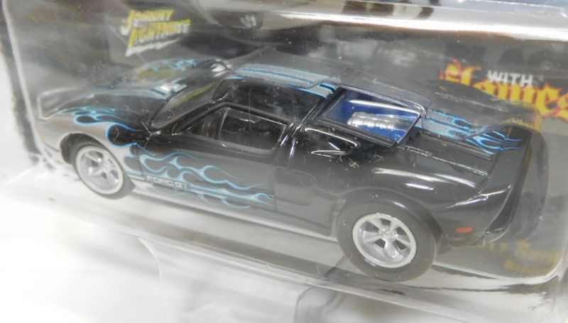 画像: 2017 JOHNNY LIGHTNING - STREET FREAKS S1 【2005 FORD GT】 SILVER-BLACK (BLACK WITH FLAMES)