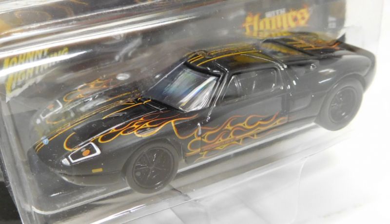 画像: 2017 JOHNNY LIGHTNING - STREET FREAKS S1 【2005 FORD GT】 BLACK (BLACK WITH FLAMES)