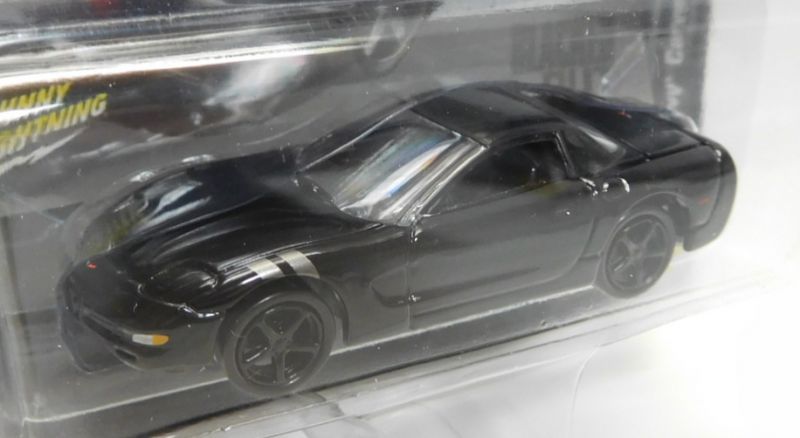 画像: 2017 JOHNNY LIGHTNING - STREET FREAKS S3 【2000 CHEVY CORVETTE C5】 BLACK (BLACKED OUT)