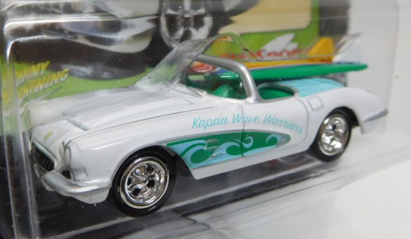 画像: 2017 JOHNNY LIGHTNING - STREET FREAKS S1 【1958 CORVETTE】 WHITE (SURF RODS)