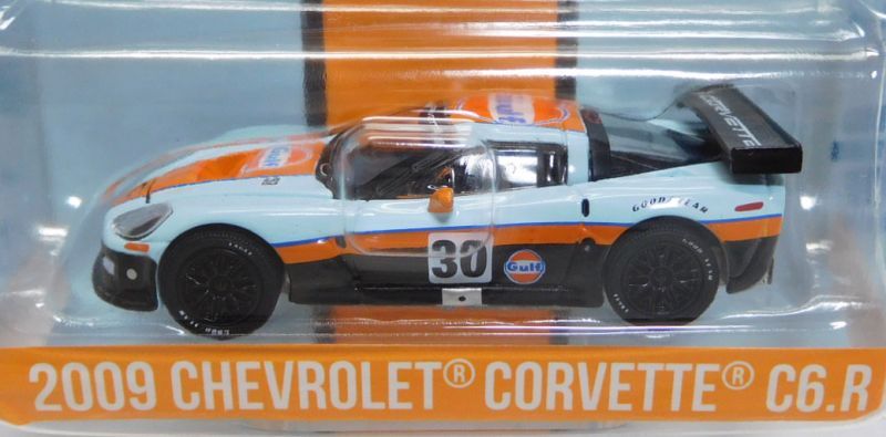 画像: 2017 GREENLIGHT MIJO EXCLUSIVE 【"GULF" 2009 CHEVROLET CORVETTE C6.R】 LT.BLUE-ORANGE-BLACK/RR