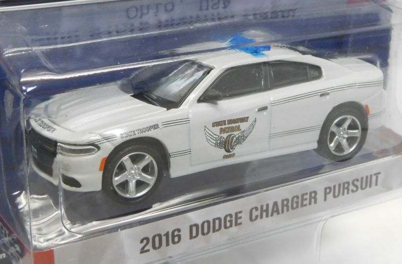 画像: 2017 GREENLIGHT HOT PURSUIT S24 【2016 DODGE CHARGER PURSUIT】 WHITE/RR (OHIO STATE HIGHWAY PATROL)