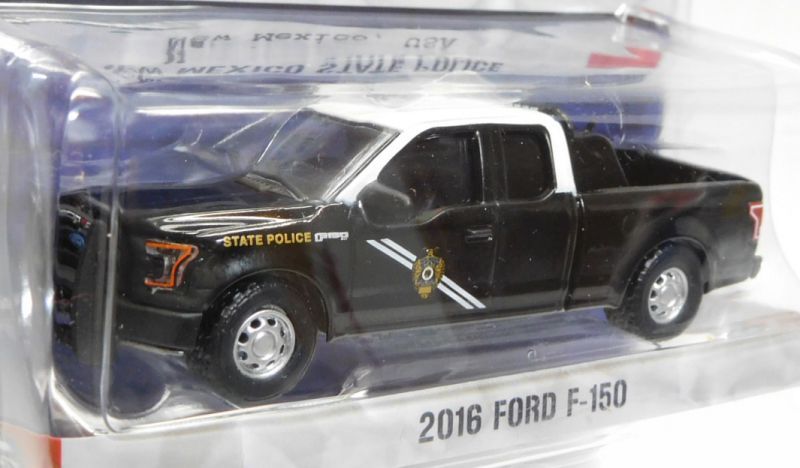 画像: 2017 GREENLIGHT HOT PURSUIT S24 【2016 FORD F-150】 BLACK-WHITE/RR (NEW MEXICO STATE POLICE)