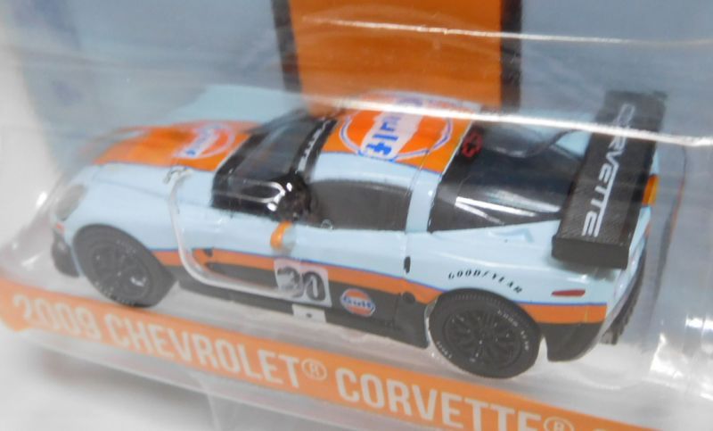 画像: 2017 GREENLIGHT MIJO EXCLUSIVE 【"GULF" 2009 CHEVROLET CORVETTE C6.R】 LT.BLUE-ORANGE-BLACK/RR