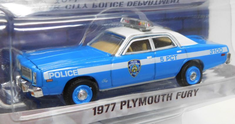 画像: 2017 GREENLIGHT HOT PURSUIT S24 【1977 PLYMOUTH FURY】 LT.BLUE-WHITE/RR (NEW YORK CITY POLICE DEPARTMENT)
