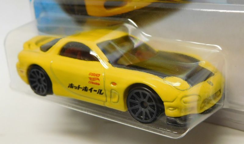 画像: 【'95 MAZDA RX-7】 YELLOW/10SP (ホットウィールTAMPO)(インターナショナル・ショートカード）