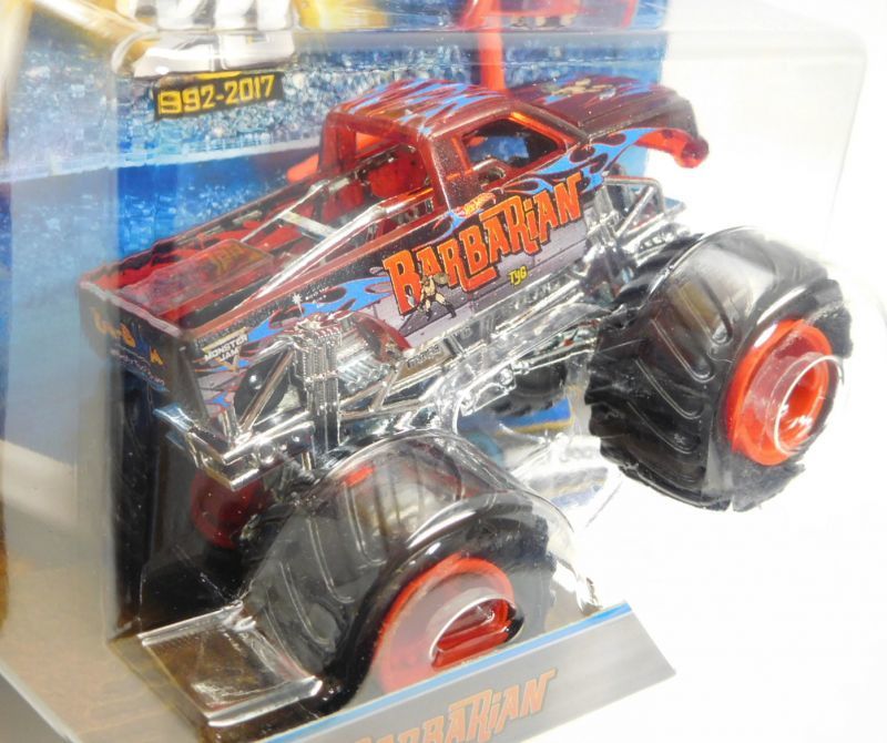 画像: 2017 MONSTER JAM includes TEAM FLAG! 【BARBARIAN】 CLAR RED (X-RAY BODY)