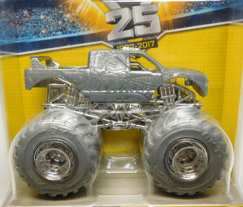 画像: 2017 MONSTER JAM 25th SILVER COLLECTION 【TEAM HOT WHEELS】 SILVER (予約不可）