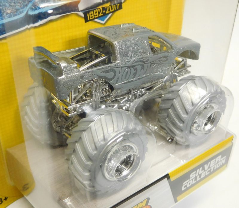 画像: 2017 MONSTER JAM 25th SILVER COLLECTION 【TEAM HOT WHEELS】 SILVER (予約不可）